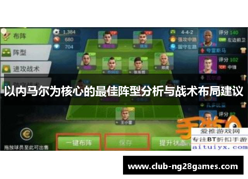 以内马尔为核心的最佳阵型分析与战术布局建议